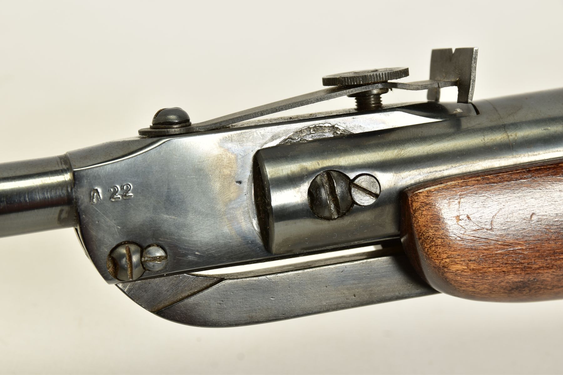 A .22'' WEBLEY & SCOTT FALCON AIR RIFLE, serial number 5404, it retains virtually all its original - Image 4 of 15