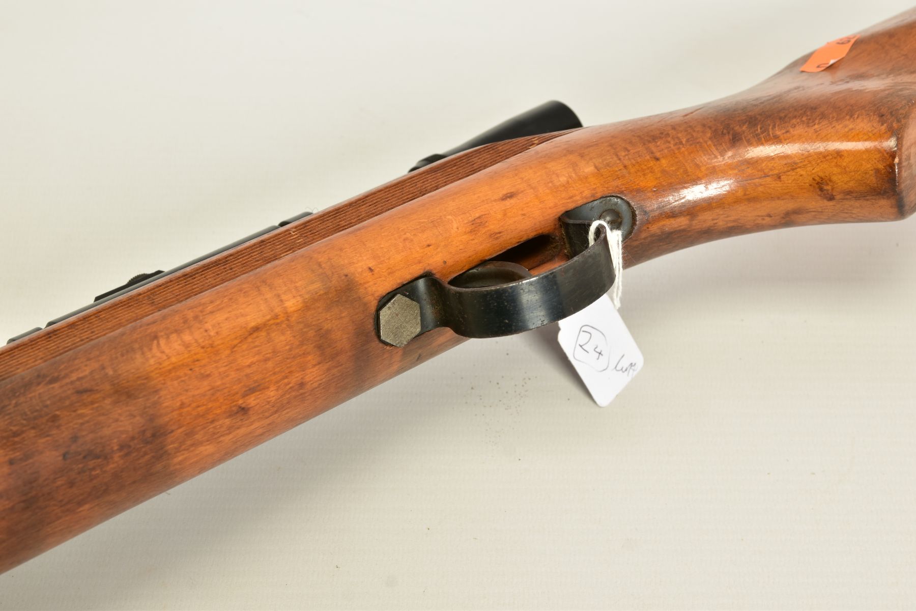 A .22'' WEBLEY & SCOTT MK III AIR RIFLE, serial number 46382 series 4, the locking plunger is - Image 7 of 26