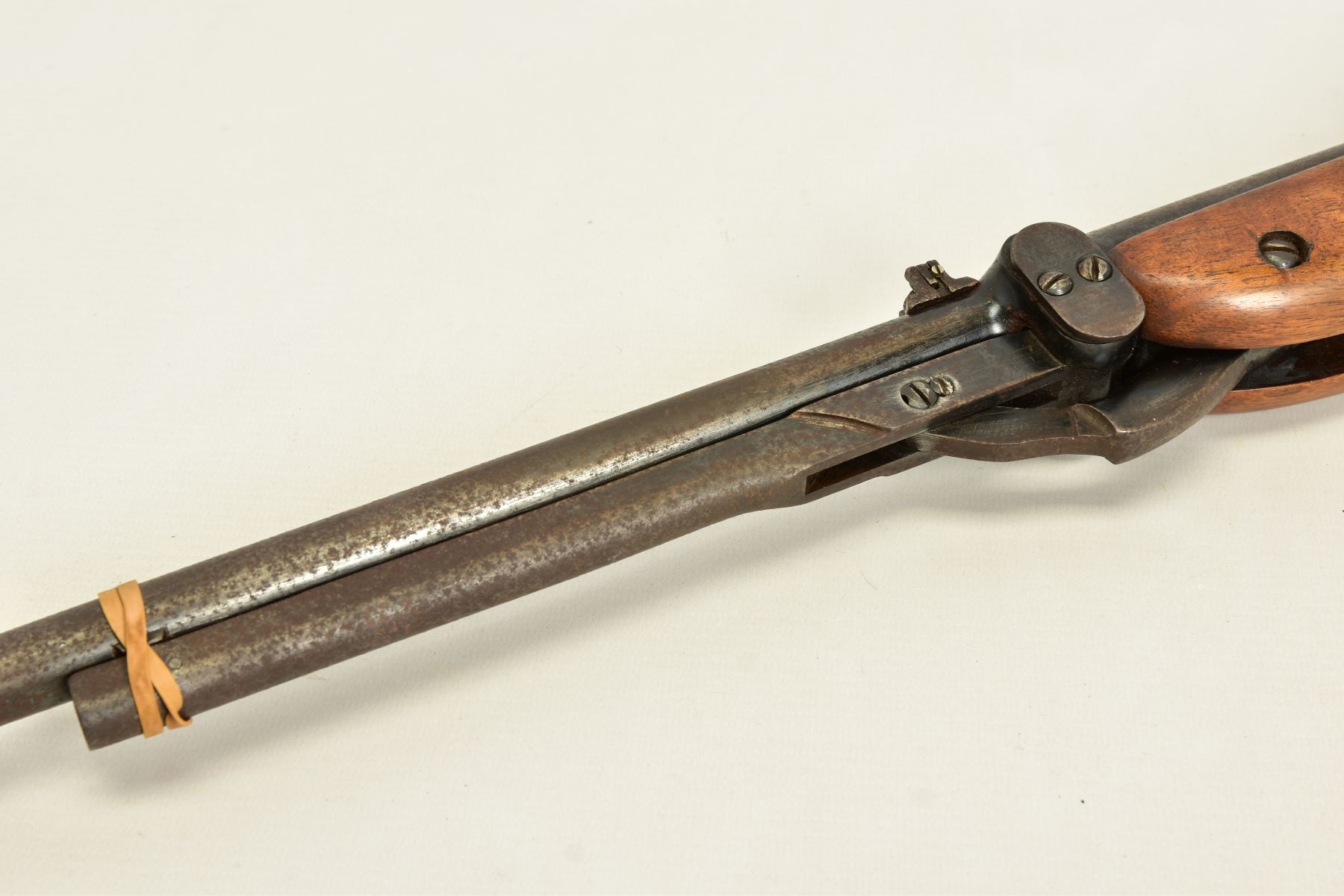 A .22'' WEBLEY & SCOTT MK III AIR RIFLE, serial number 46382 series 4, the locking plunger is - Image 16 of 26