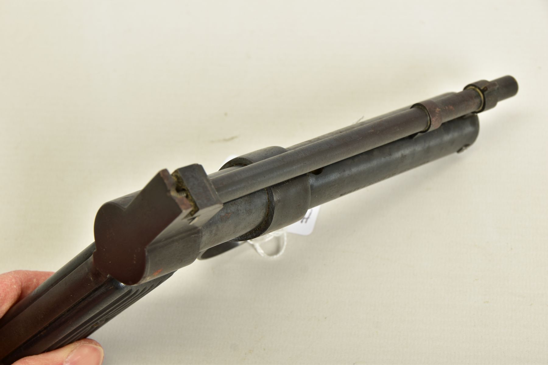 A .177'' WEBLEY & SCOTT JUNIOR PRE-WWII, serial number J14372 fitted with tin grips and in good - Image 7 of 8