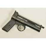 A .177'' WEBLEY & SCOTT JUNIOR PRE-WWII, serial number J14372 fitted with tin grips and in good