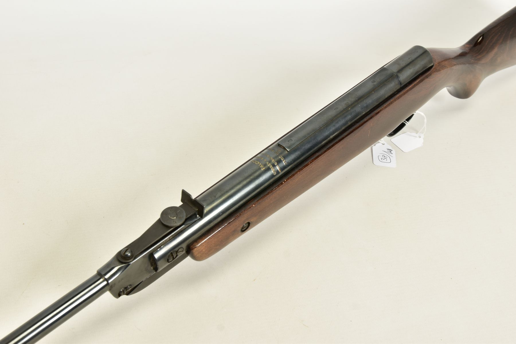 A .22'' WEBLEY & SCOTT FALCON AIR RIFLE, serial number 5404, it retains virtually all its original - Image 6 of 15