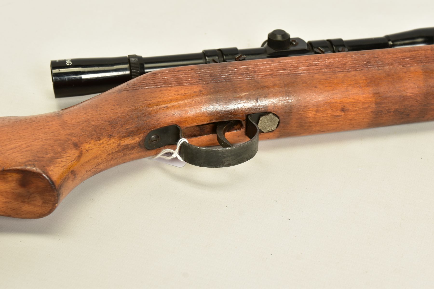 A .22'' WEBLEY & SCOTT MK III AIR RIFLE, serial number 46382 series 4, the locking plunger is - Image 9 of 26