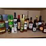 ALCOHOL, a collection of Whisky and assorted Spirit to include 1 x ABRACHAN blended Malt Scotch