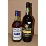 COGNAC & PORT, 1 x Martell Cognac 3* 24 fl. oz and 1 x Royal Oporto 10yo, Tawny Port