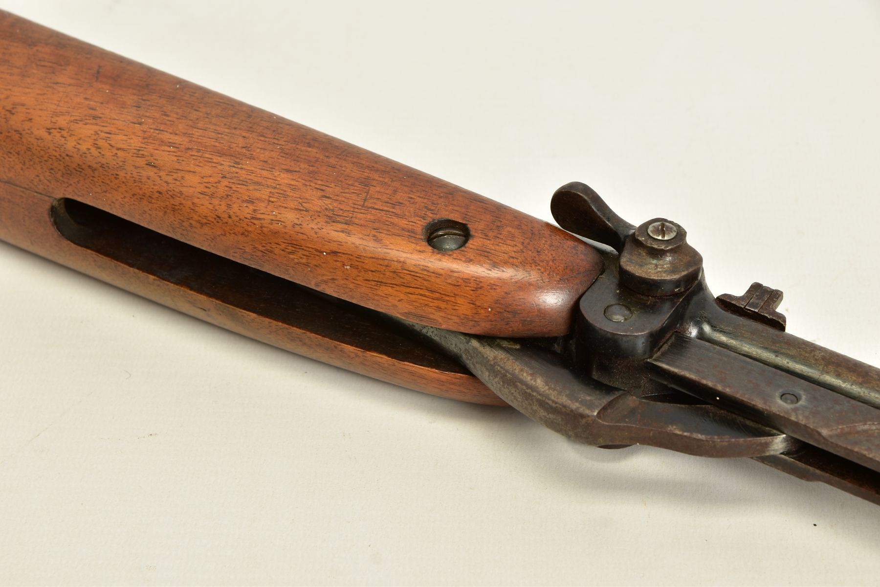 A .22'' WEBLEY & SCOTT MK III AIR RIFLE, serial number 46382 series 4, the locking plunger is - Image 20 of 26