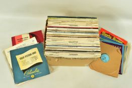 A TRAY CONTAINING APPROX ONE HUNDRED LPs AND 10in LPs OF MOSTLY JAZZ MUSIC including Ella Fitzgerald