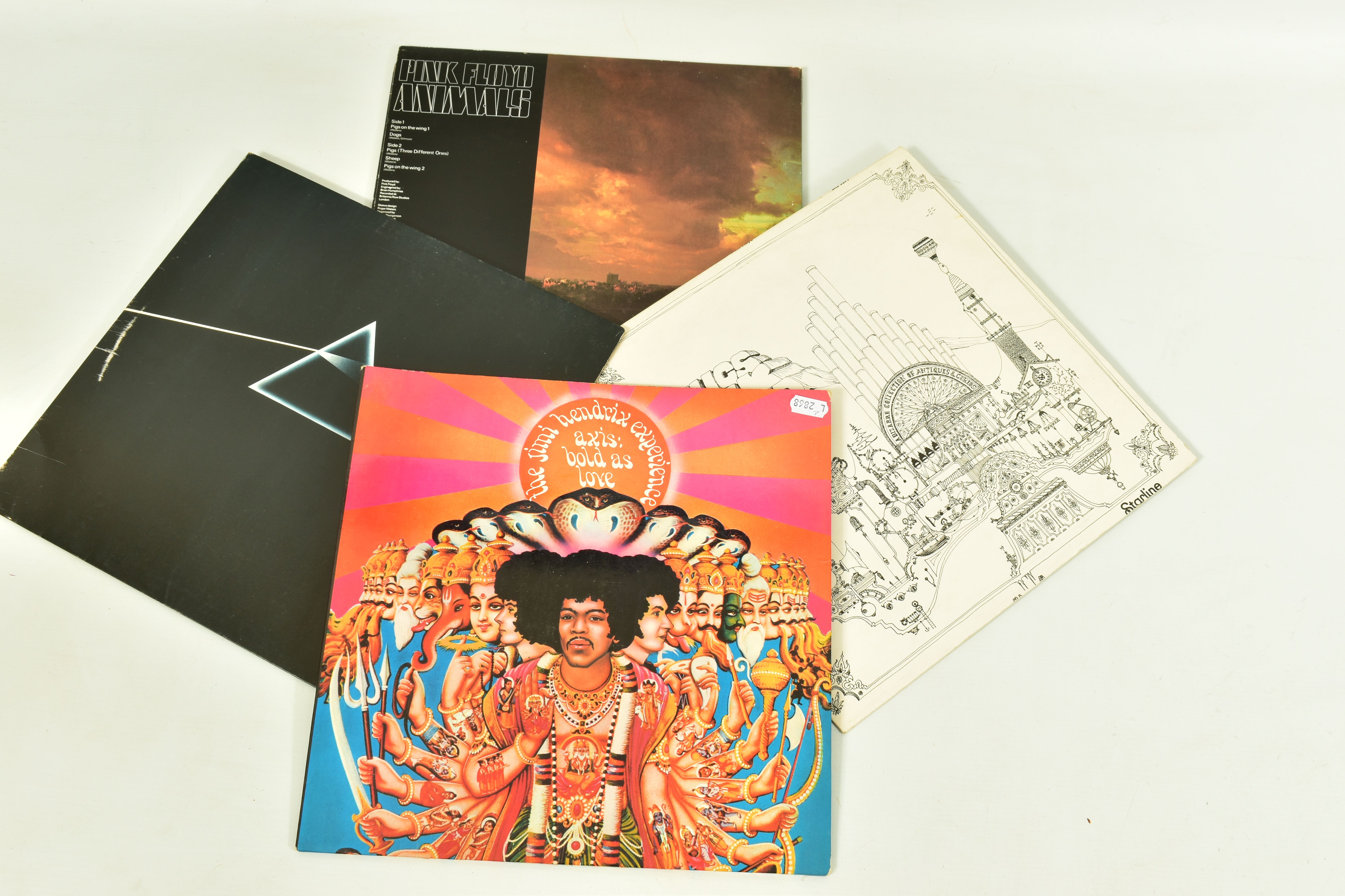 THE JIMI HENDRIX EXPERIENCE; AXIS BOLD AS LOVE and Pink Floyd Animals, Relic and Darkside of the