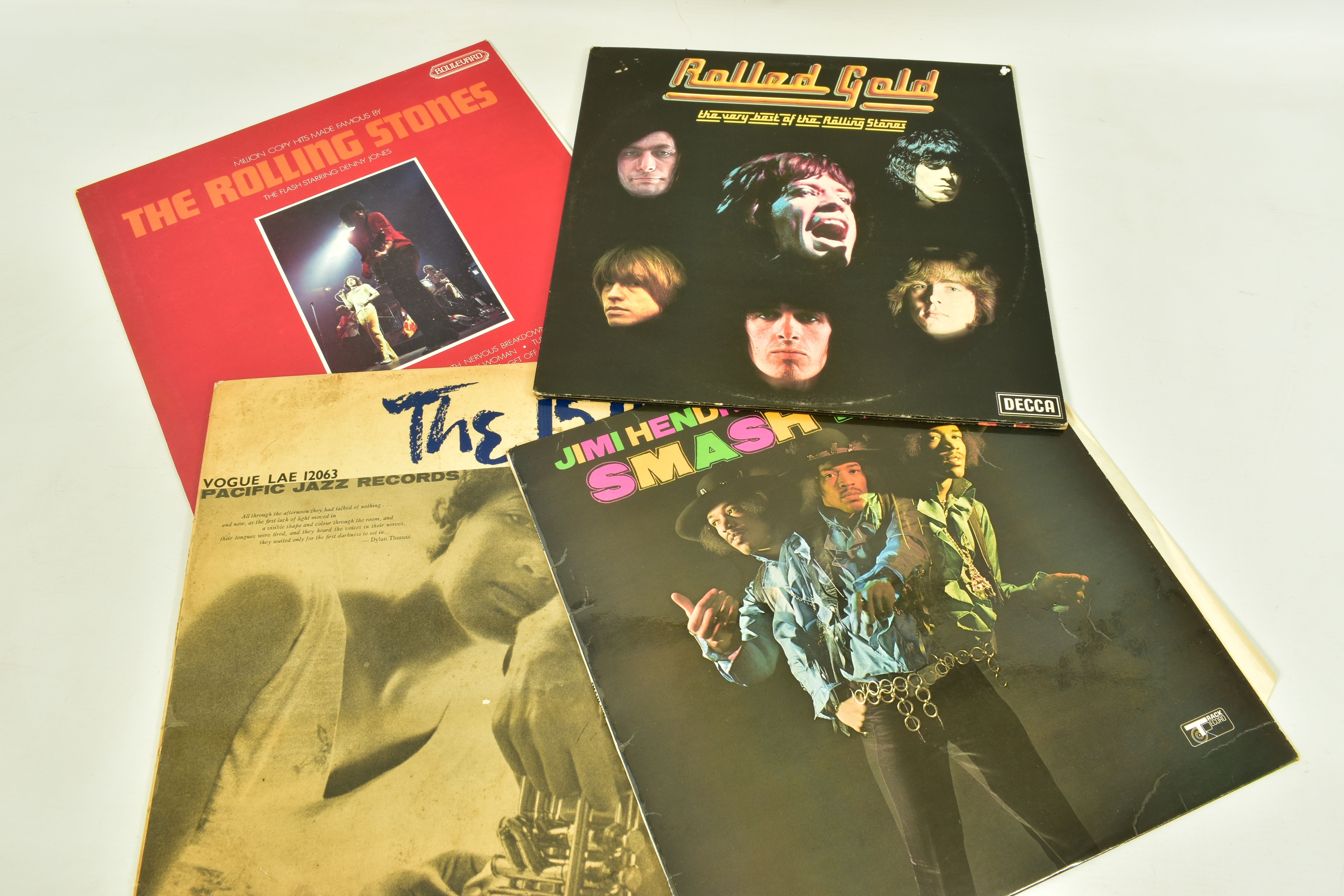A BOX CONTAINING APPROX FIFTY LPs OF MOSTLY ROCK MUSIC including The Yardbirds, The Rolling Stones - Bild 2 aus 4