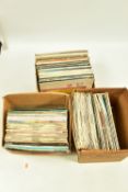 THREE TRAYS CONTAINING APPROX ONE HUNDRED AND SIXTY LPs including a number by The Shasows and Nat '