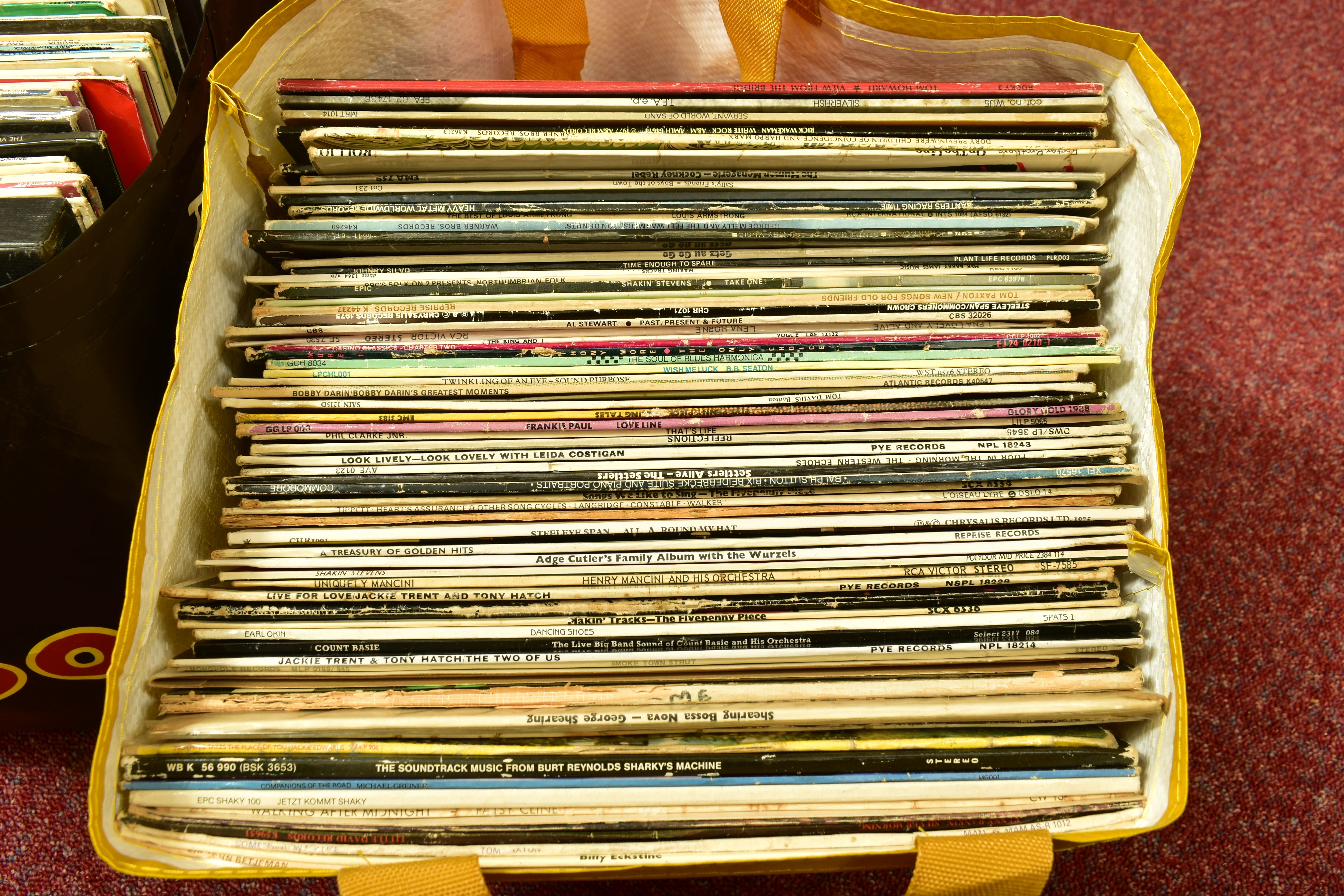 TWO BAGS CONTAINING OVER ONE HUNDRED AND FIFTY LPs by artists such as Cream, Jimmy Ruffin, Mamas and - Bild 2 aus 5