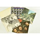FIVE LPS BY THE BEATLES including first pressings of the White Album, Rubber Soul etc ( full list