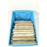 A TRAY CONTAINING OVER ONE HUNDRED LPs items of note include The Guitar that changed the world by