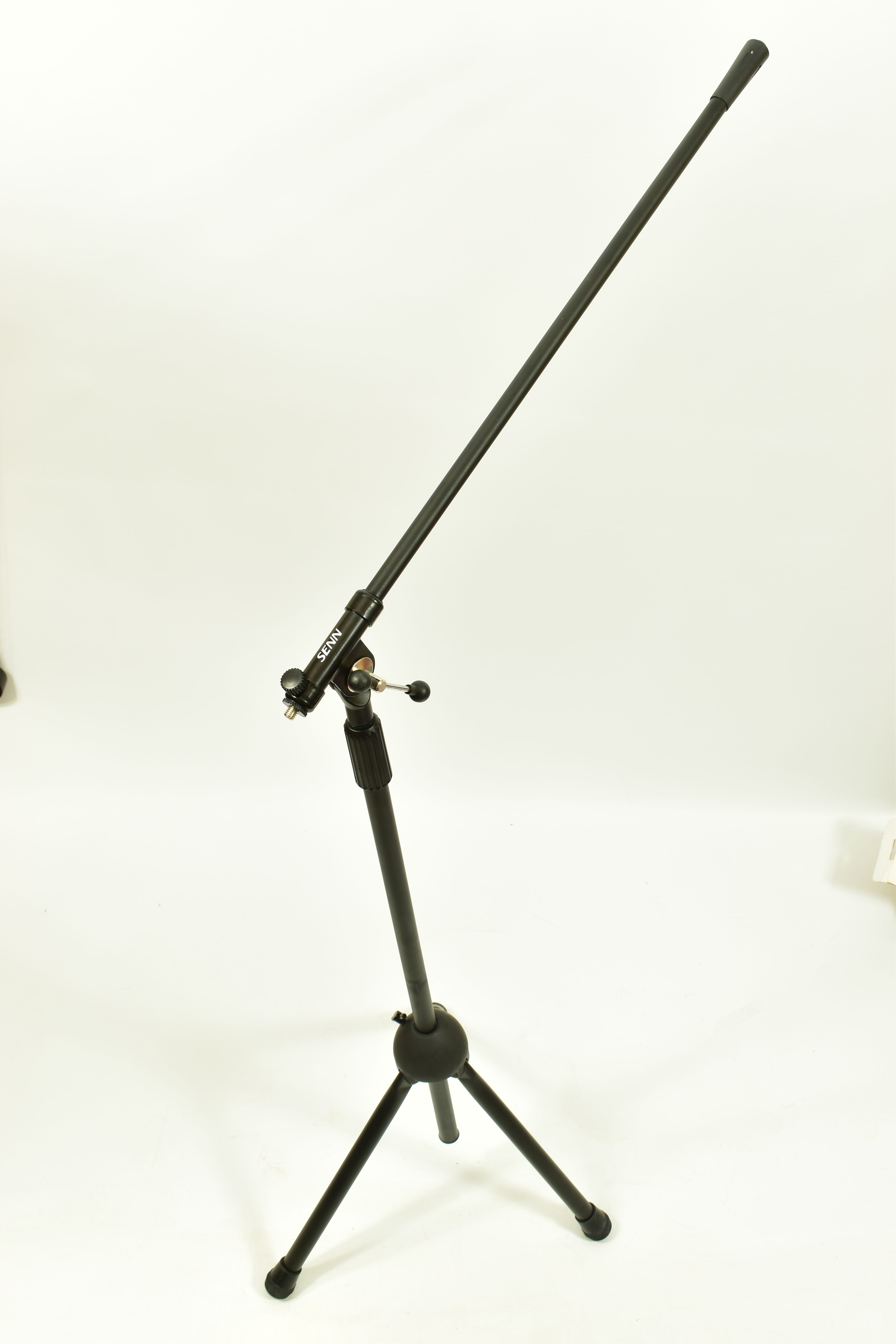 THREE BOXED AND ALMOST NEW SENN PM-200 BOOM MIC STANDS and a vintage straight mic stand with a - Image 3 of 4