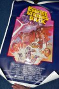 STAR WARS THE EMPIRE STRIKES BACK 1980, U.S. one sheet poster for the 1982 re-release of the