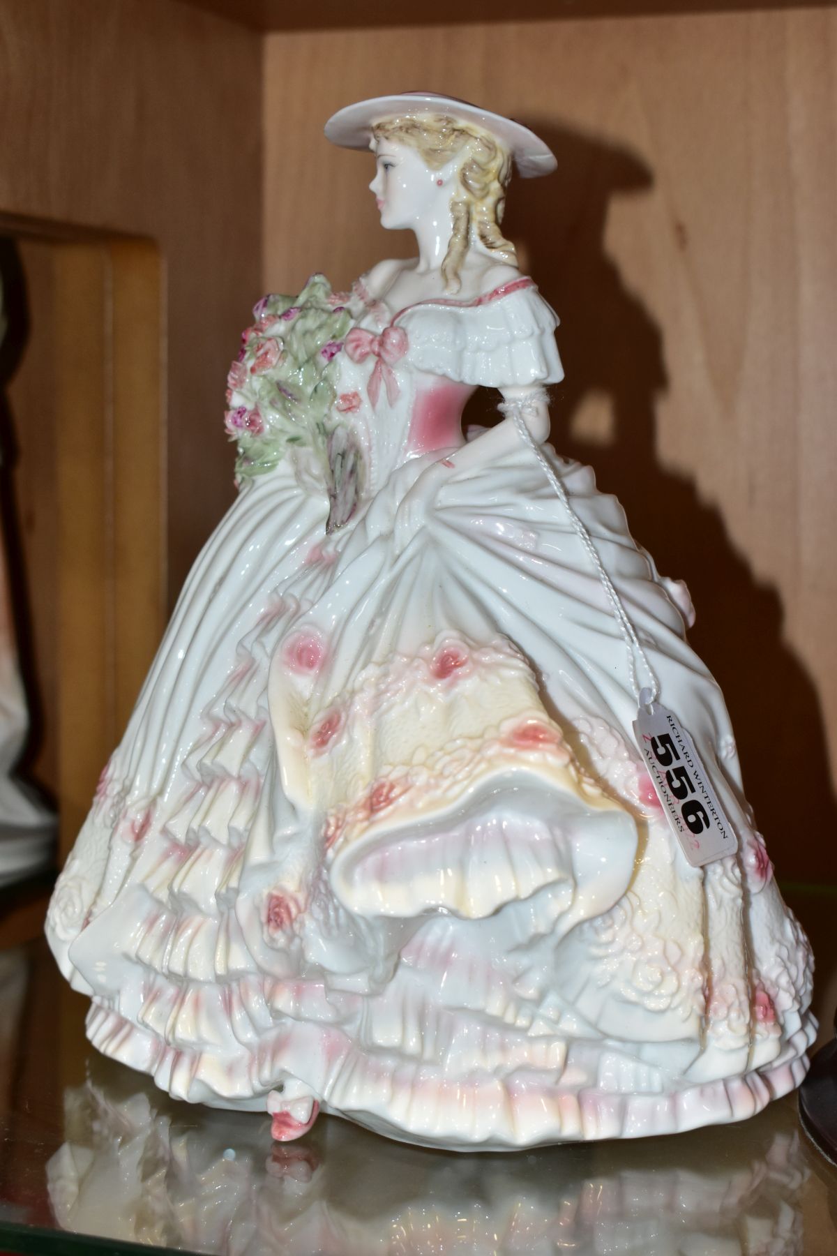 A COALPORT FOR COMPTON & WOODHOUSE LIMITED EDITION FIGURE 'ROSE' FROM THE FOUR FLOWERS COLLECTION, - Image 2 of 4