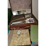 A SUITCASE OF POSTCARDS AND EARLY TWENTIETH CENTURY PHOTOGRAPHS, approximately one hundred and fifty