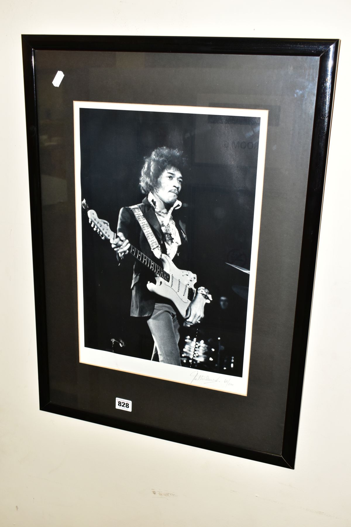 JIMI HENDRIX, three Jimi Hendrix images, a Val Wilmer photo-lithograph limited edition 68/500 of