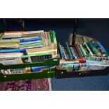 CRICKET BOOKS, four boxes containing approximately 145-150 hardback and paperback titles to