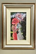 SHERREE VALENTINE DAINES (BRITISH 1959), 'ASCOT LADIES', a limited edition print of female figures