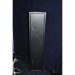 A BOXX SECURITY GUN CABINET with four keys width 30cm, depth 22cm, height 135cm