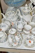 ROYAL ALBERT TEA WARES ETC, comprising 'Brigadoon' - six cups and saucers, milk jug, sugar bowl