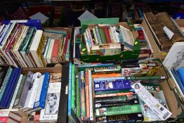 BOOKS, Programmes and Magazines, seven boxes containing approximately 125 miscellaneous titles to