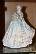 A COALPORT FOR COMPTON & WOODHOUSE LIMITED EDITION FIGURE 'ROSE' FROM THE FOUR FLOWERS COLLECTION,