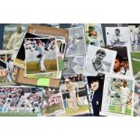 CRICKET - SIGNED PHOTOGRAPHS, a collection of 110+ Cricket Photographs, mostly signed and