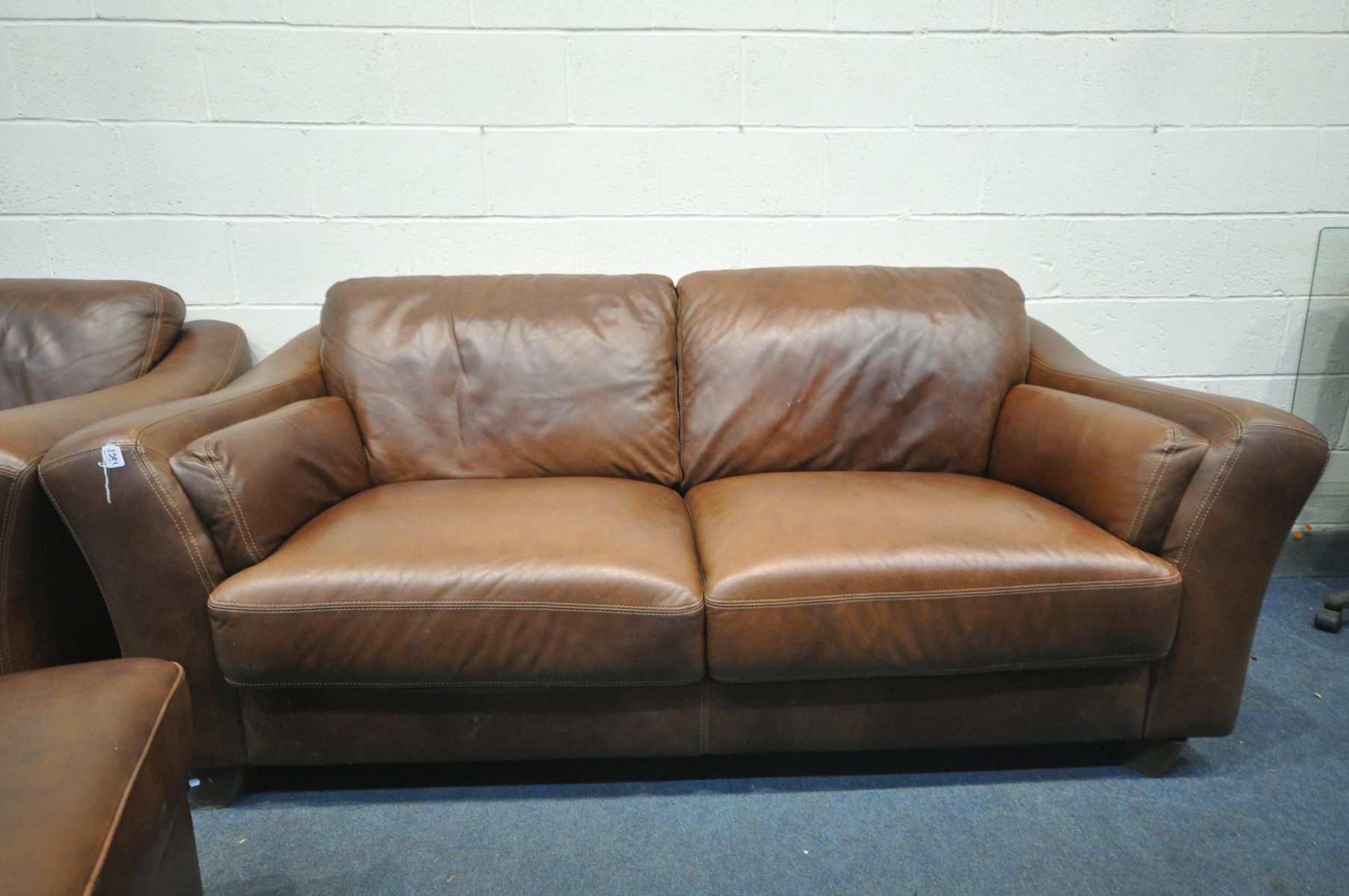 A NEWTREND CONCEPTS 'PICADILLY' LOUNGE SUITE, made in Italy, comprising a two seat sofa, length - Image 2 of 5