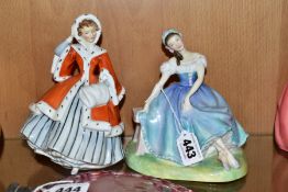 TWO ROYAL DOULTON LADY FIGURES, comprising 'Giselle' HN2139 and 'Noelle' HN2179 (2) (Condition