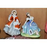 TWO ROYAL DOULTON LADY FIGURES, comprising 'Giselle' HN2139 and 'Noelle' HN2179 (2) (Condition