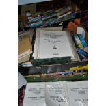 BOOKS, four boxes containing approximately 150 paperback novels from the Sci-Fi, Fantasy, Historical