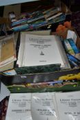 BOOKS, four boxes containing approximately 150 paperback novels from the Sci-Fi, Fantasy, Historical