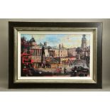 CHRISTIAN HOOK (BRITISH 1971), 'Trafalgar Square, London', a Limited Edition print, 6/295, signed