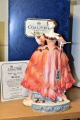 A BOXED COALPORT LIMITED EDITION FIGURE 'MARLENA FROM THE ENGLISH ROSE COLLECTION 1993', no.155/