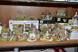 THIRTEEN LILLIPUT LANE SCULPTURES, with deeds and boxed where mentioned, comprising two boxed from