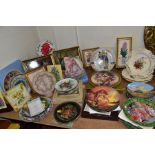 A QUANTITY OF COLLECTORS PLATES AND PLAQUES, to include forty six collectors plates (six boxes) with