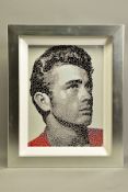 PAUL NORMANSELL (BRITISH 1978) 'JAMES DEAN, THE REBEL'. a signed limited edition print on