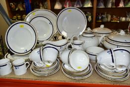 A FIFTY SIX PIECE ROYAL WORCESTER SIGNATURE PATTERN DINNER SERVICE, comprising two tureens, a meat