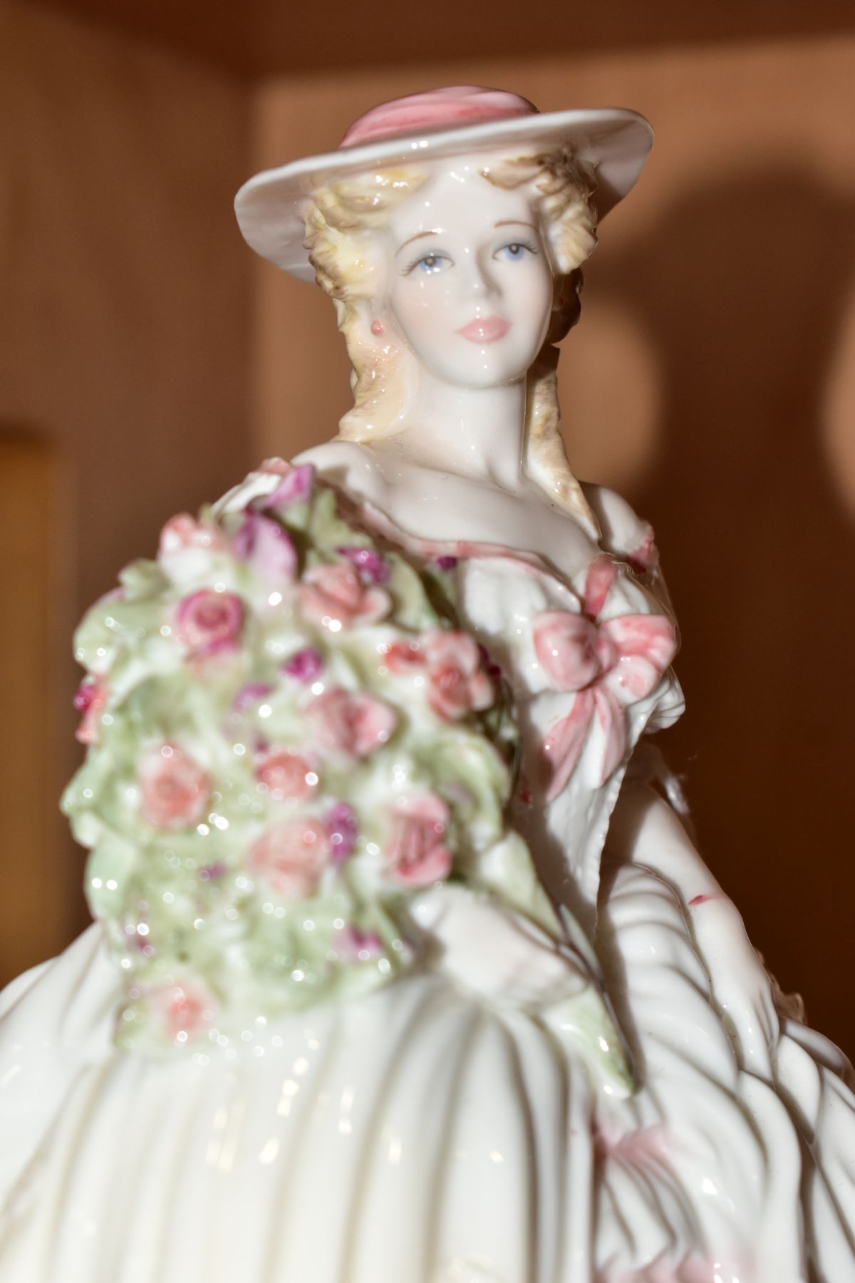 A COALPORT FOR COMPTON & WOODHOUSE LIMITED EDITION FIGURE 'ROSE' FROM THE FOUR FLOWERS COLLECTION, - Image 4 of 4