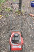 A LASER BY MOUNTFIELD SELF PROPELLED PETROL LAWN MOWER with 46cm cut no grass box (engine is stiff