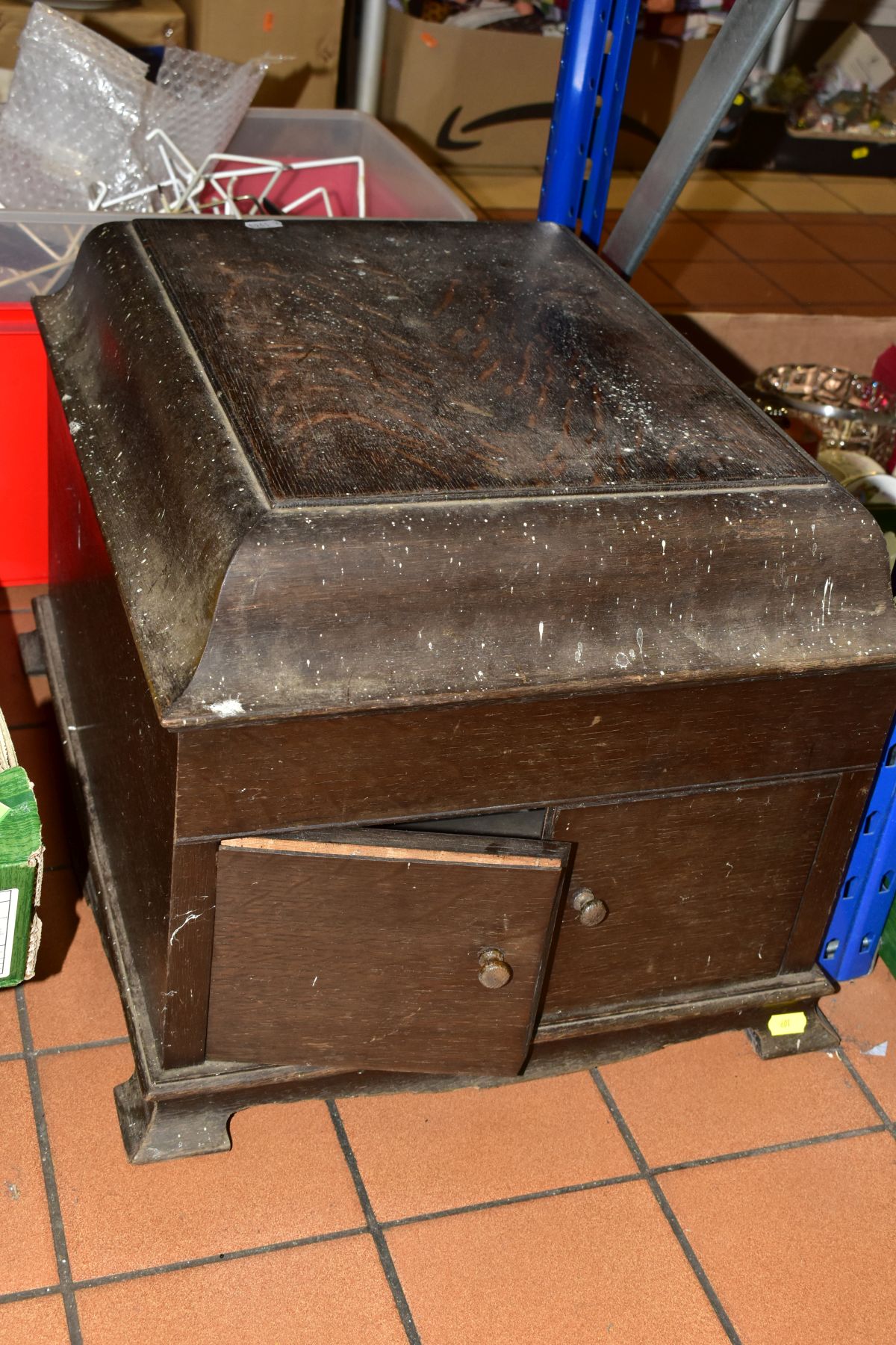 TWO GRAMOPHONES, comprising a Decca Junior gramophone with 'The Crescendo Junior Sound Box for All - Image 6 of 6