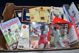 CRICKET YEARBOOKS - LANCASHIRE, a collection of Yearbooks for Lancashire County Cricket Club, an