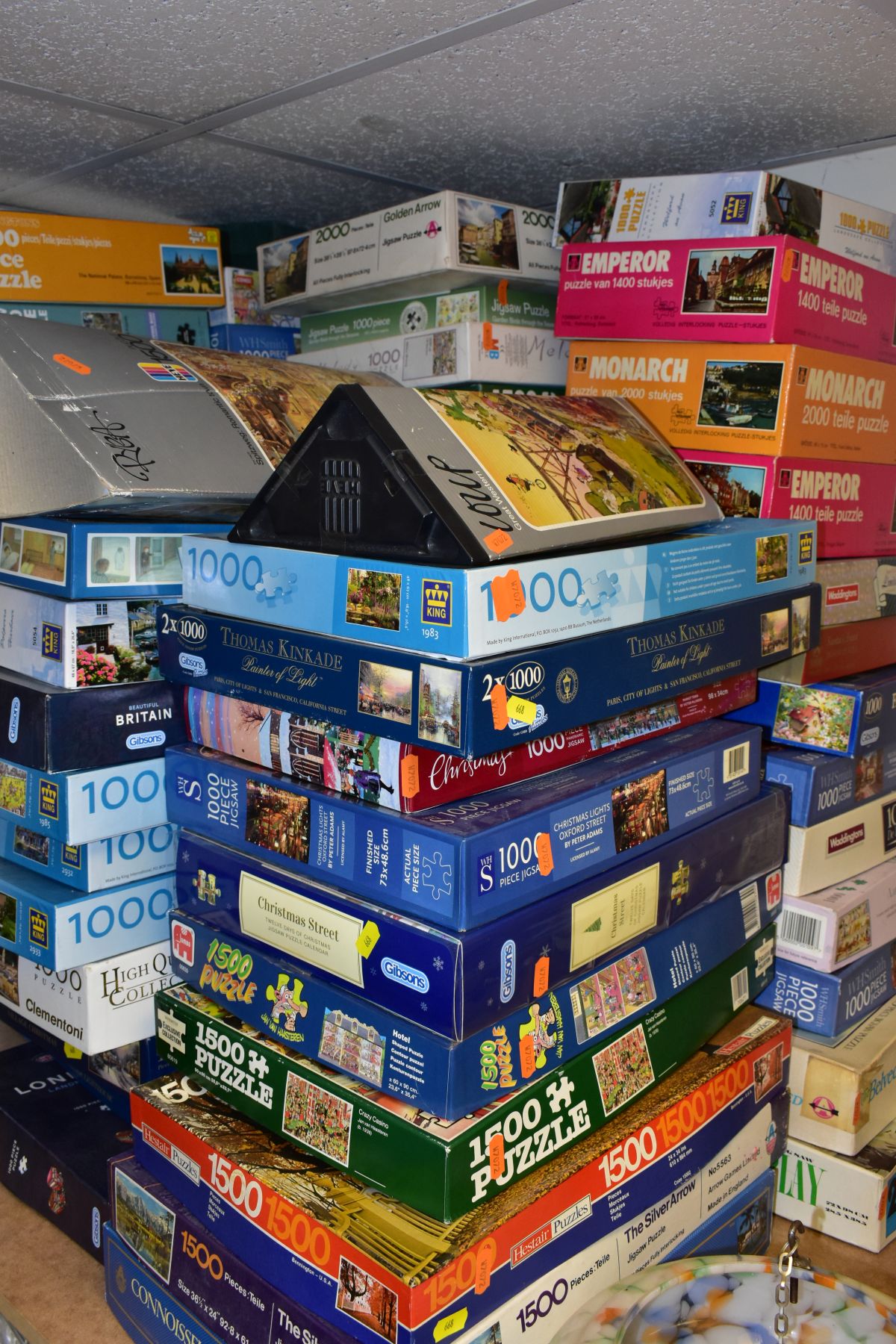 A QUANTITY OF BOXED JIGSAW PUZZLES, approximately sixty to seventy puzzles by manufacturers - Image 2 of 2