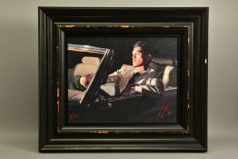 FABIAN PEREZ (ARGENTINA 1967) 'LATE DRIVE II', a male figure in a convertible car, signed limited