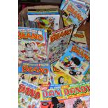 COMICS a collection of 100+ Beano and Dandy comics dating from the early 2000s and seven annuals,