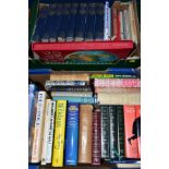 BOOKS, two boxes containing approximately 50 miscellaneous titles including Biography, fictional