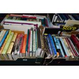 BOOKS, four boxes containing approximately 125 miscellaneous titles to include History, Art,