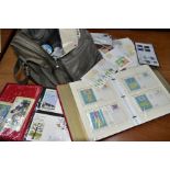 STAMPS, COLLECTION OF FIRST DAY COVERS (WORLDWIDE), in two albums and loose we also note a small